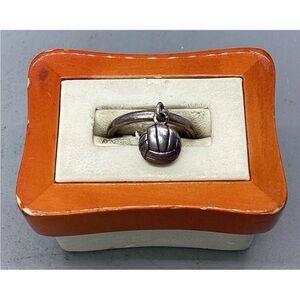 James Avery Sterling Silver Volleyball Ring